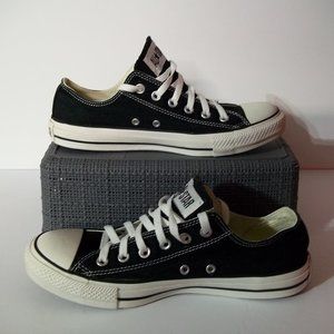 Converse All Star Low Cut Black - Men's 7 1/2 - Excellent Condition